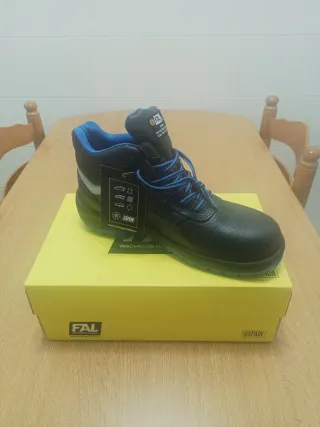 Botas de seguridad FAL negras y azules