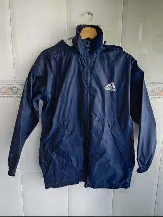 Chubasquero Adidas Vintage Mujer Azul Marino