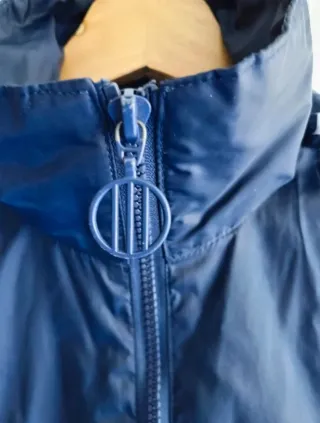 Chubasquero Adidas Vintage Mujer Azul Marino