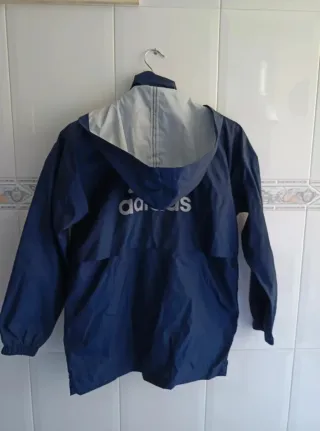 Chubasquero Adidas Vintage Mujer Azul Marino