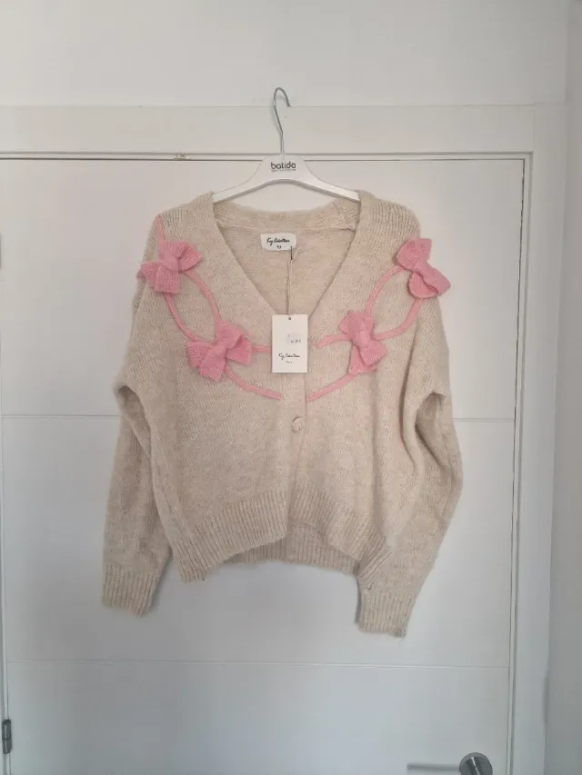 Jersey By The Way beige/rosa Talla unica