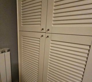 Armadio bianco 6 ante con specchio