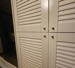 Armadio bianco 6 ante con specchio