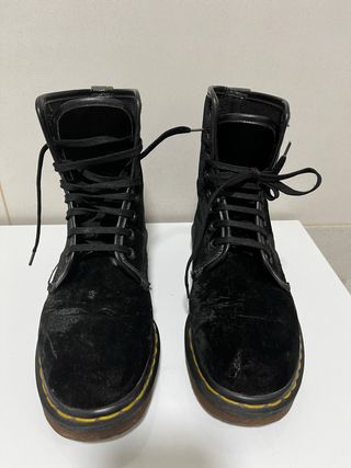 Botas Dr. Martens Terciopelo Negro