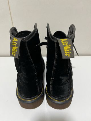 Botas Dr. Martens Terciopelo Negro