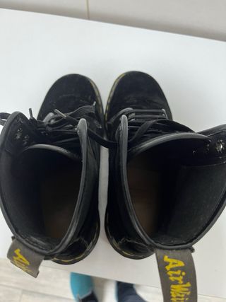 Botas Dr. Martens Terciopelo Negro