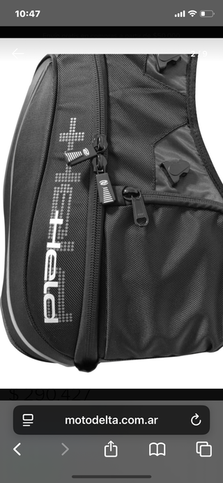 Mochila para casco de moto