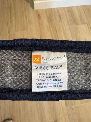 Colchón Minicuna Bebé Visco Baby