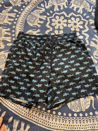 Bañadores hombre talla M Negro, azul y blanco