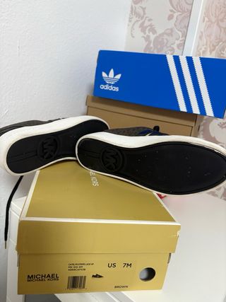 Zapatillas Michael Kors Marrones y Doradas