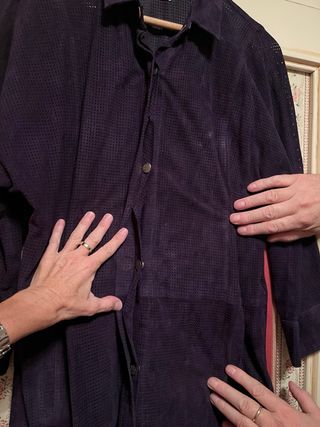 REBAJA!!!!! Chaqueta Uterqüe Piel Vuelta Talla L