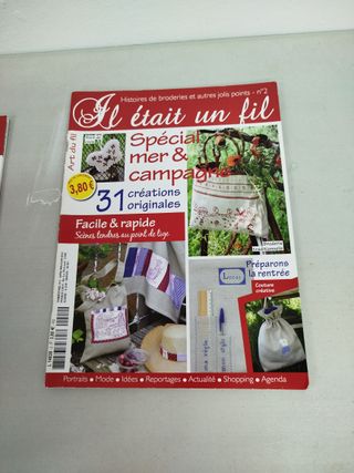 Revistas Il était un fil Punto de Cruz