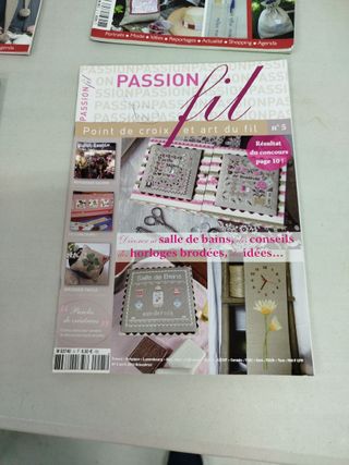 Revistas Il était un fil Punto de Cruz