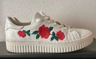 Zapatillas Manfield bordadas estilo Gucci