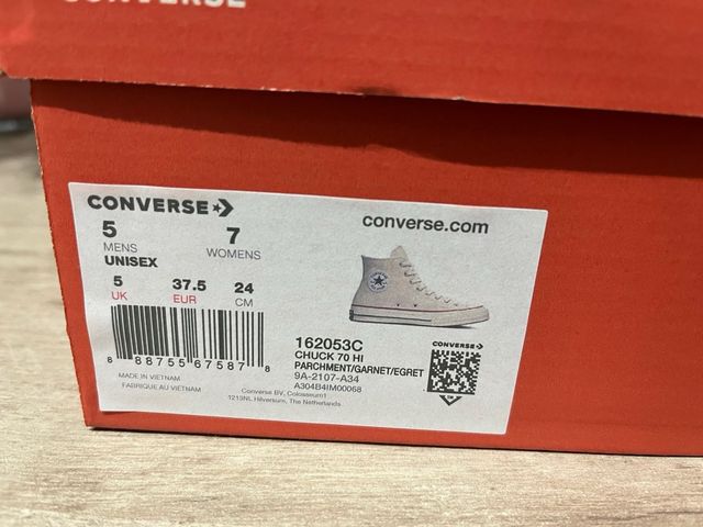 Converse Chuck 70 Beige/Rojo