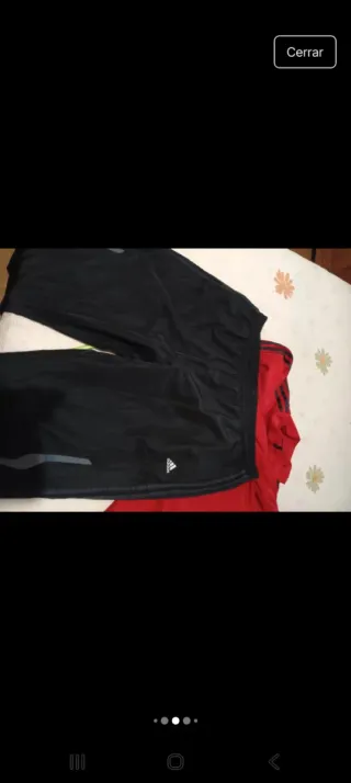 Chándal Adidas Rojo y Negro