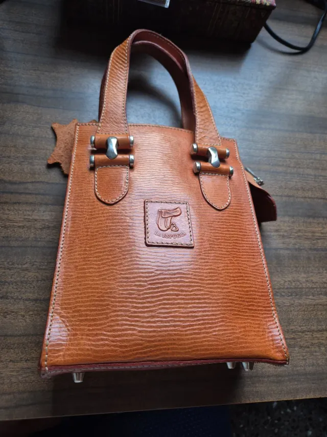 Bolso Piel La Espuela Hecho a Mano