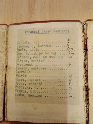 Cartilla militar inglesa Soldier's Service WWII