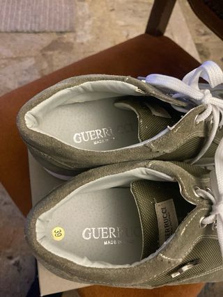 Scarpe Guerrucci Uomo Verde Militare Tg 39