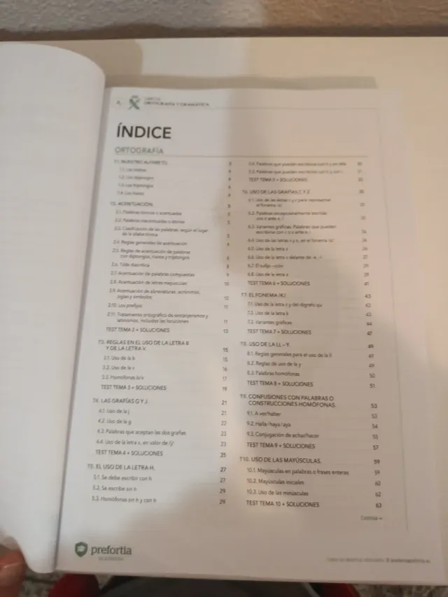 Gramática y ortografía para guardia civil 