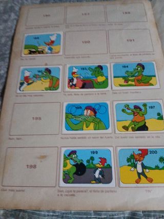 Álbum  cromos Pájaro Loco Venezolano