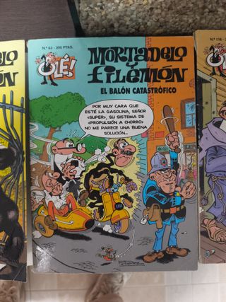 3 cómics de Mortadelo y Filemón