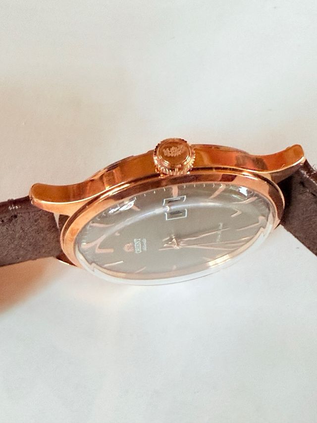 Reloj Orient Automático Dorado Marrón