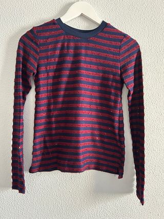 Jersey rayas azul y rojo