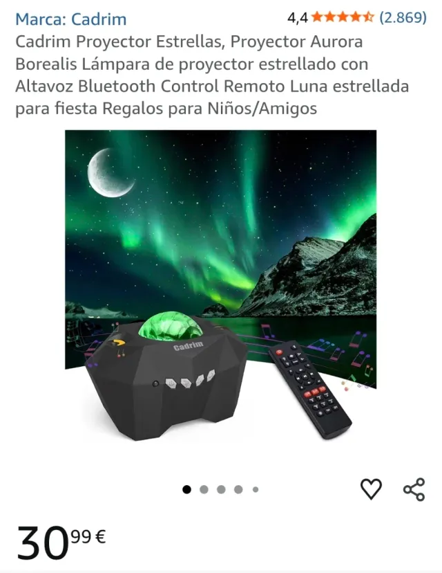 Proyector de Luces LED con Mando