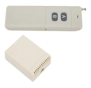 Control remoto con 2 mandos para puertas/ventanas.