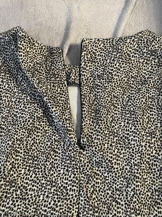 Vestido estampado manga larga