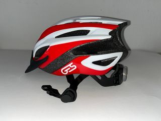Casco Bicicleta Juvenil GS Rojo/Blanco