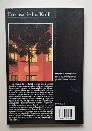 Libro En casa de los Krull. Autor Georges Simenon.