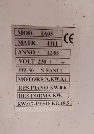 Mesa de planchar industrial