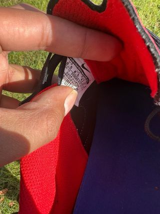 Zapatillas Futsal Nike Negro/Rojo