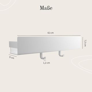 Estante de ducha 42cm autoadhesivo