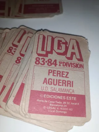 Lote 144 Cromos Liga 83-84 Primera División