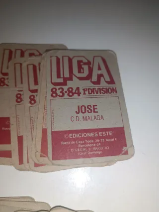 Lote 144 Cromos Liga 83-84 Primera División