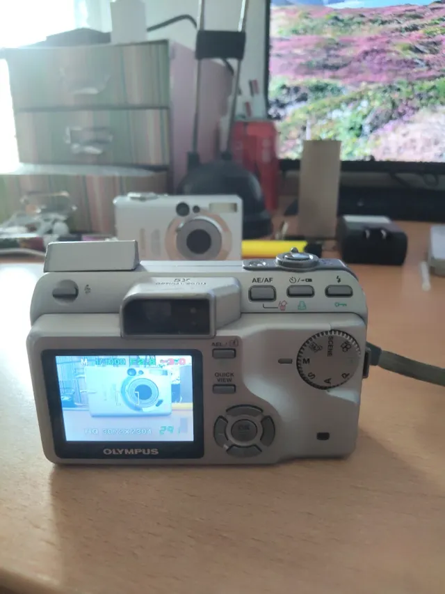 Cámara Digital Olympus C-1700M Plata