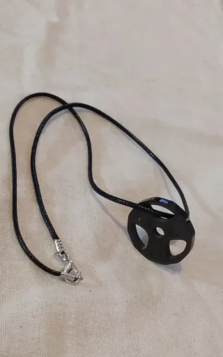 Collar Fitness disco de pesas Negro