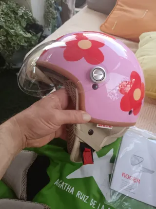Casco Agatha Ruiz de la Prada Rosa Flores