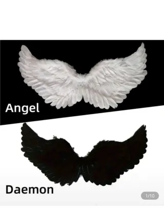 Alas de disfraz: Blanco y Negro