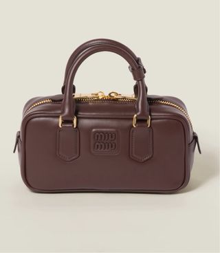 Borsa Miu Miu in pelle marrone