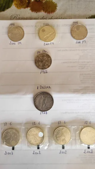 Moneda 2,50 ptas. error