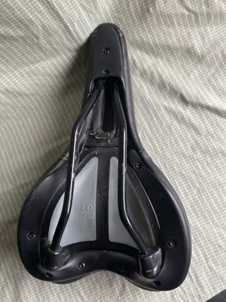 Sillín de bicicleta, negro, de gel, Velo VL-4110 E