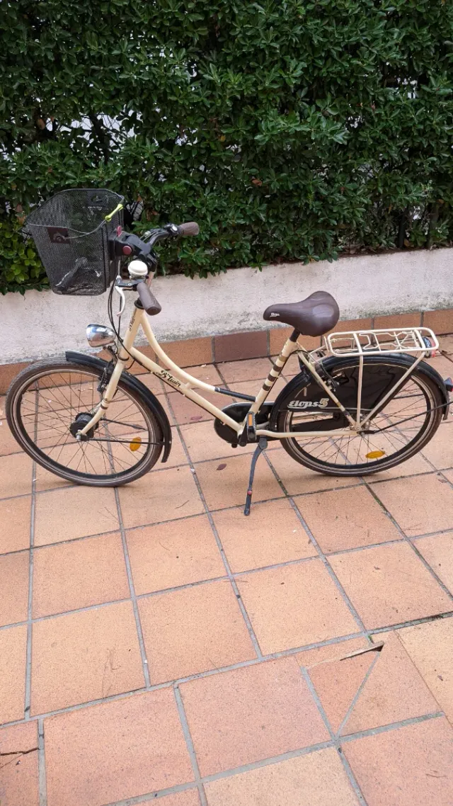 Bicicleta B'twin Elops5 Beige