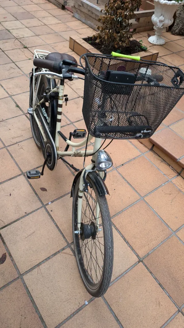 Bicicleta B'twin Elops5 Beige