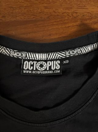 Maglia Octopus Nera e Verde Taglia XS