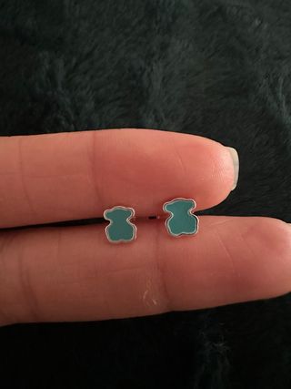 Pendientes Osito Turquesa
