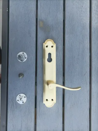 Manivela dorada puerta interior nueva